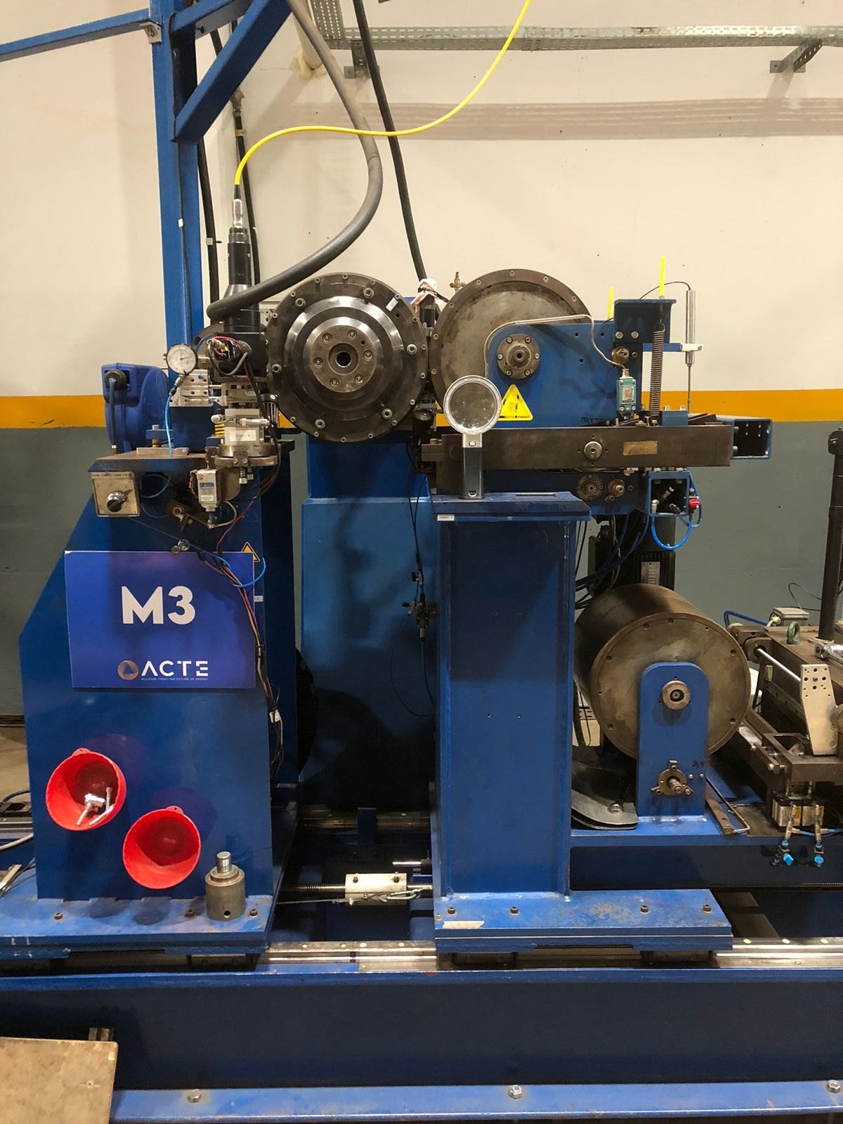Recuperator core forming machine in the factory